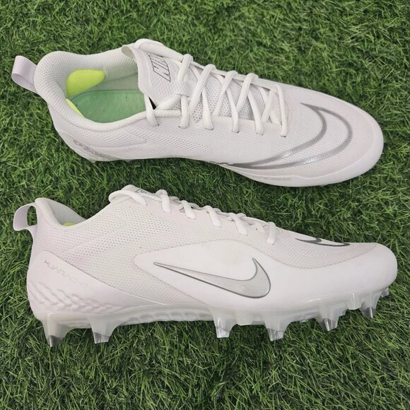 Nike Alpha Huarache 8 Pro LAX Lacrosse Cleats White CW4446-100 Men Size 9.5 NEW main image 8